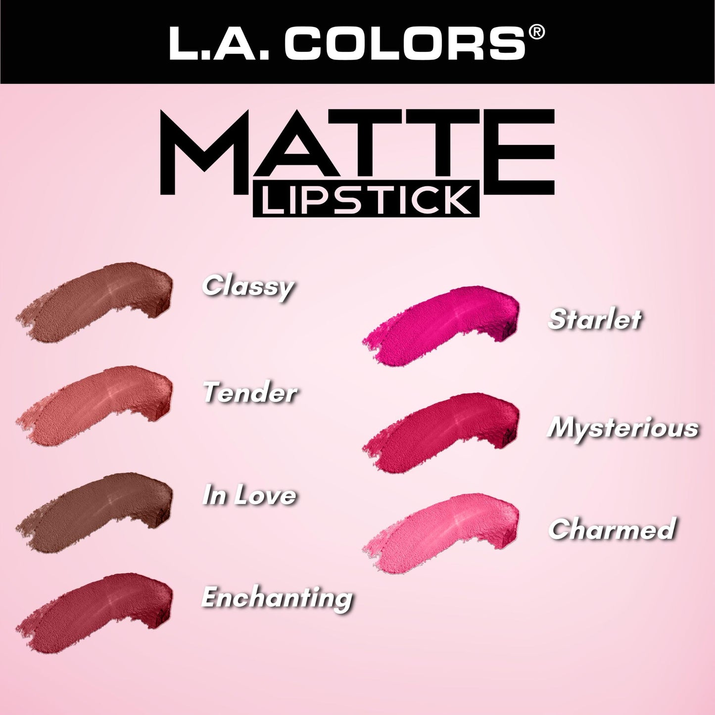 L.A. COLORS Matte Lipstick, Tantalize CML466 Beauty & Personal Care L.A. COLORS