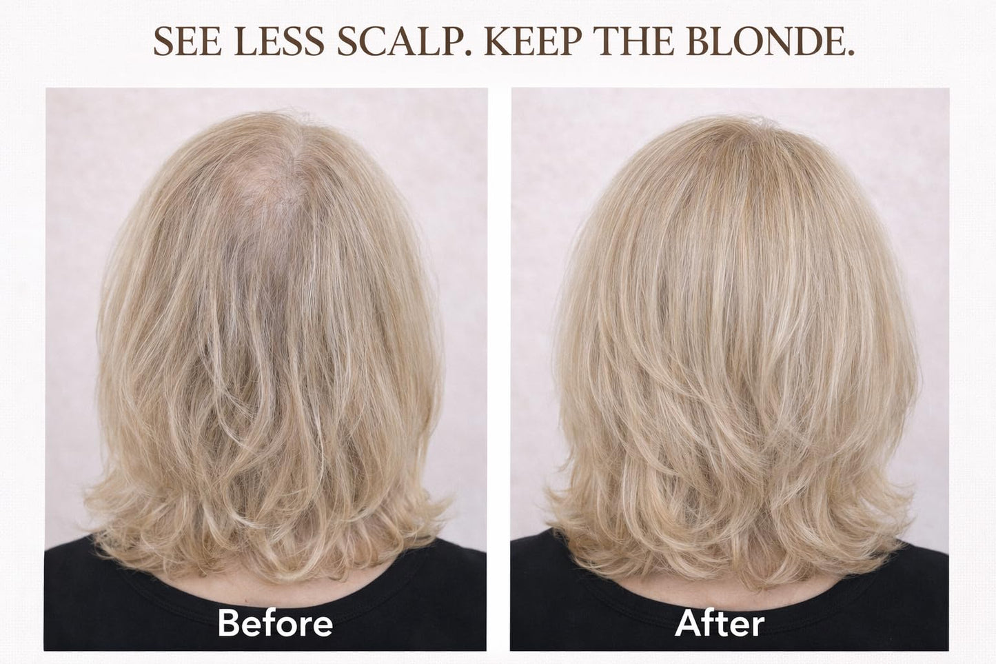 diCESARE NEW Blonde Hair Building Fiber - Fuller, Thicker Looking - Natural Coverage for Fine & Thinning Blonde Hair NOW IN 2 SIZES Beauty & Personal Care DICESARE
