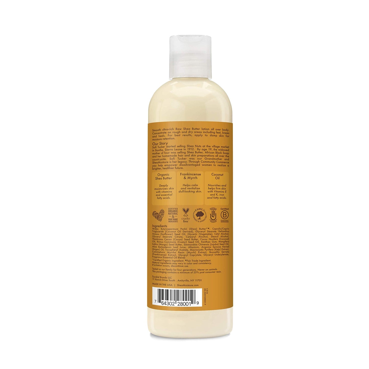 SHEA MOISTURE Body Lotion - Raw Shea - 13 oz, Multi (280019) Beauty & Personal Care SheaMoisture