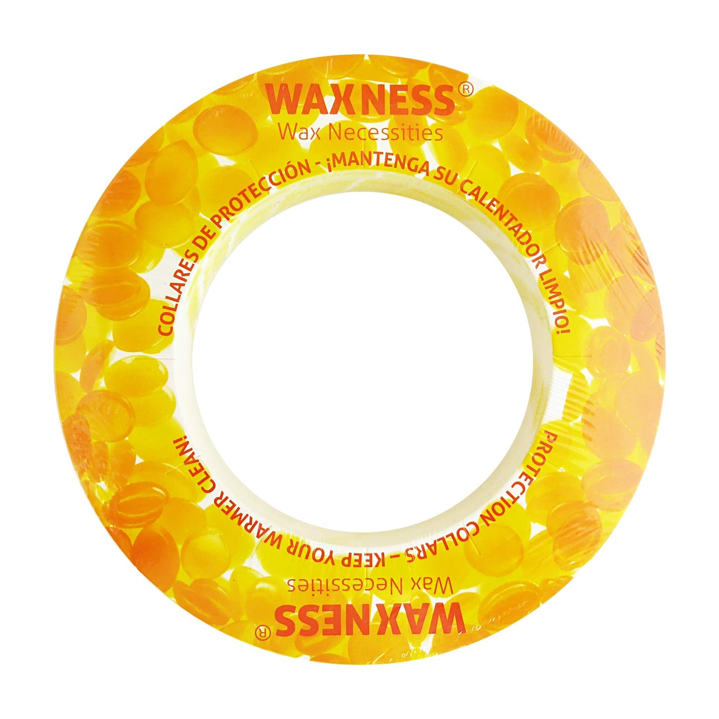 Waxness Waxing Protection Collars 50 Pack Yellow Fits Most 14 Ounces Tin Brands Beauty and Personal Care Wax Necessities