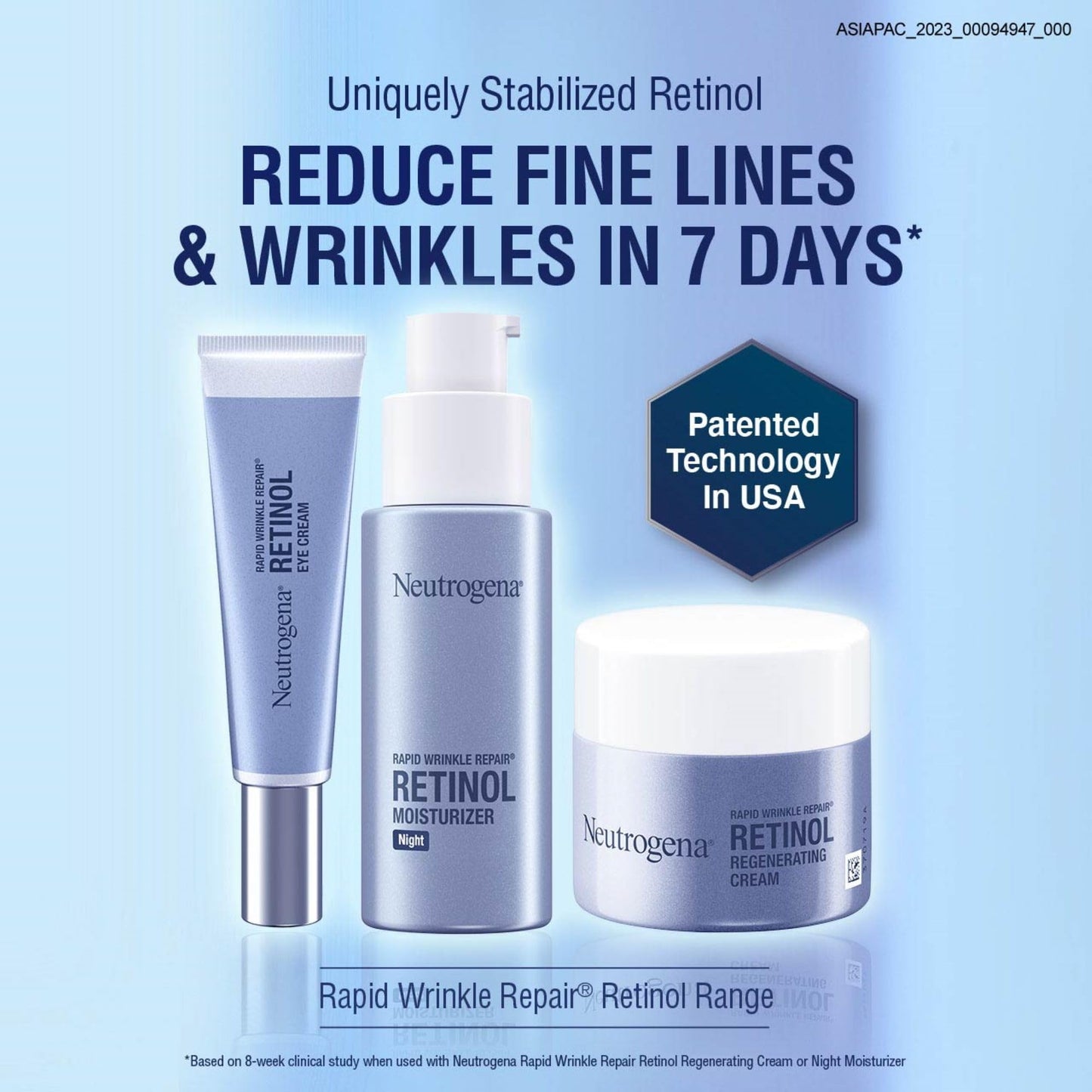 Neutrogena Rapid Wrinkle Repair Retinol Regenerating Face Cream & Hyaluronic Acid Anti Wrinkle Face Moisturizer, Neck Cream, with Hyaluronic Acid Beauty & Personal Care Neutrogena