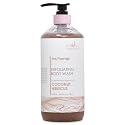 Manna Kadar Beauty Dead Sea Minerals Exfoliating Body Wash, Coconut Hibiscus - Body Wash, Shower Gel, Moisturizing Scrub, Brighten Dull Skin Beauty & Personal Care Manna Kadar