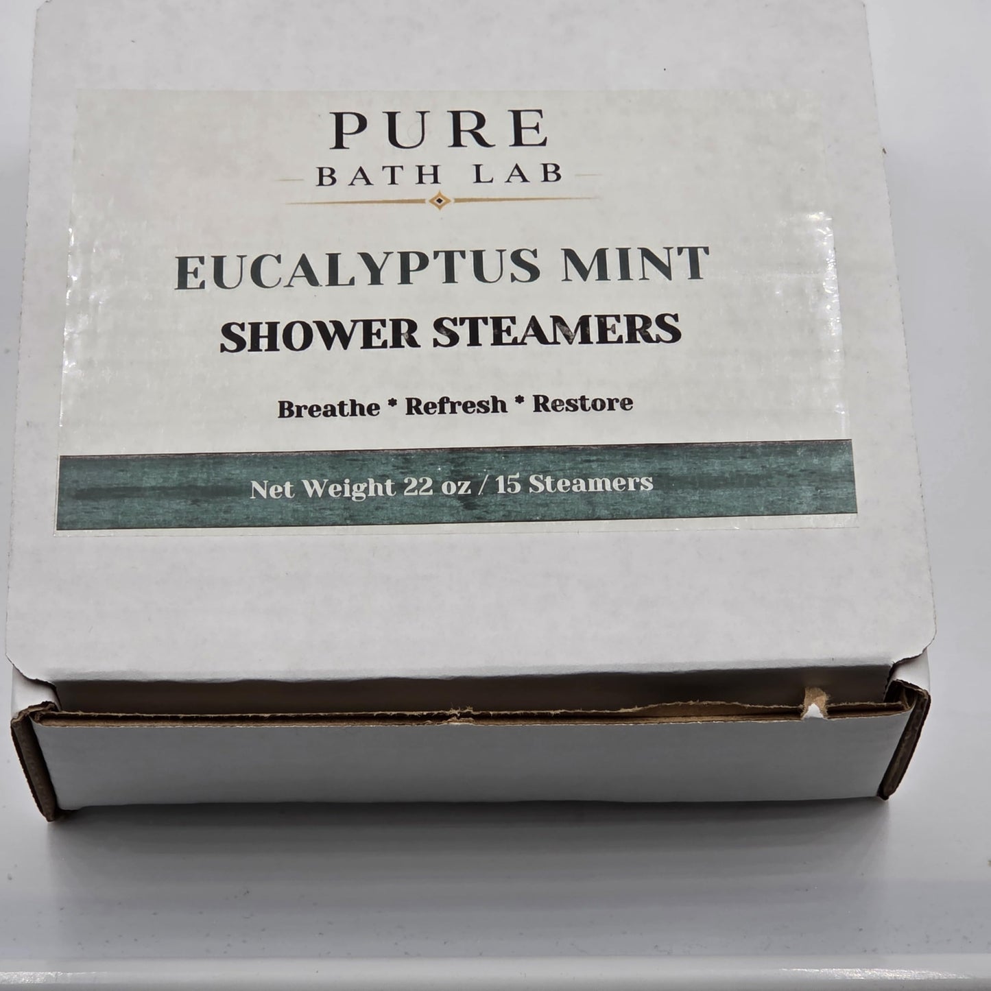 Shower Steamers Eucalyptus Mint Essential Oils, 15 Count, (Larger Than Leading Brand), with Mesh Bag (15 Count) Pack of 1 Beauty and Personal Care Spa Pure