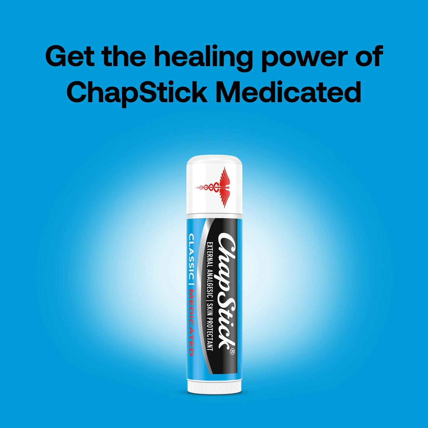 ChapStick Classic Medicated Lip Balm 3-Pack - External Analgesic, Skin Protectant for Dry Lips & Cold Sore Pain Relief, 0.15 Oz Ea Beauty and Personal Care ChapStick