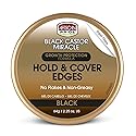 African Pride Black Castor Miracle Hold & Cover Edges Hair Gel with Black Castor Oil & Coconut Water Edge Control for Braids, Locs, Slick Styles Beauty & Personal Care African Pride