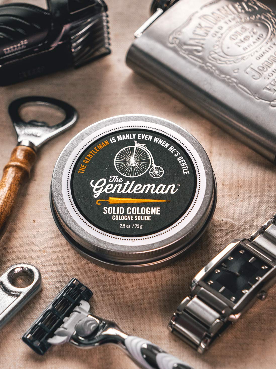 Walton Wood Farm Solid Cologne (The Gentleman) Citrus & Mahogany Scent Vegetarian-Friendly and Paraben-Free 2.5 oz Beauty & Personal Care Walton Wood Farm