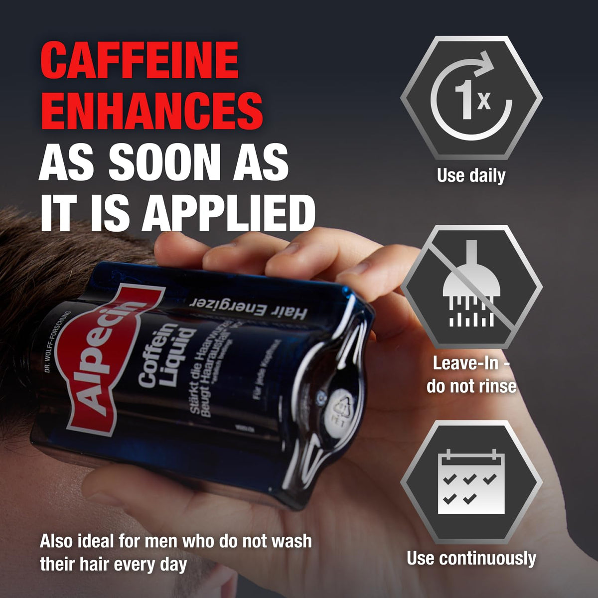 Alpecin After Shampoo Caffeine Liquid 6.76 fl oz