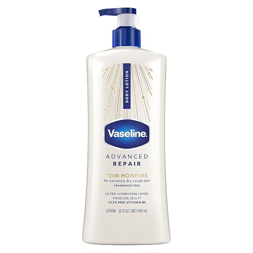 Vaseline Intensive Care Body Lotion Advanced Repair Unscented for Dry Skin Lotion Made with Ultra-Hydrating Lipids + Vaseline Jelly to Repair Beauty & Personal Care Vaseline