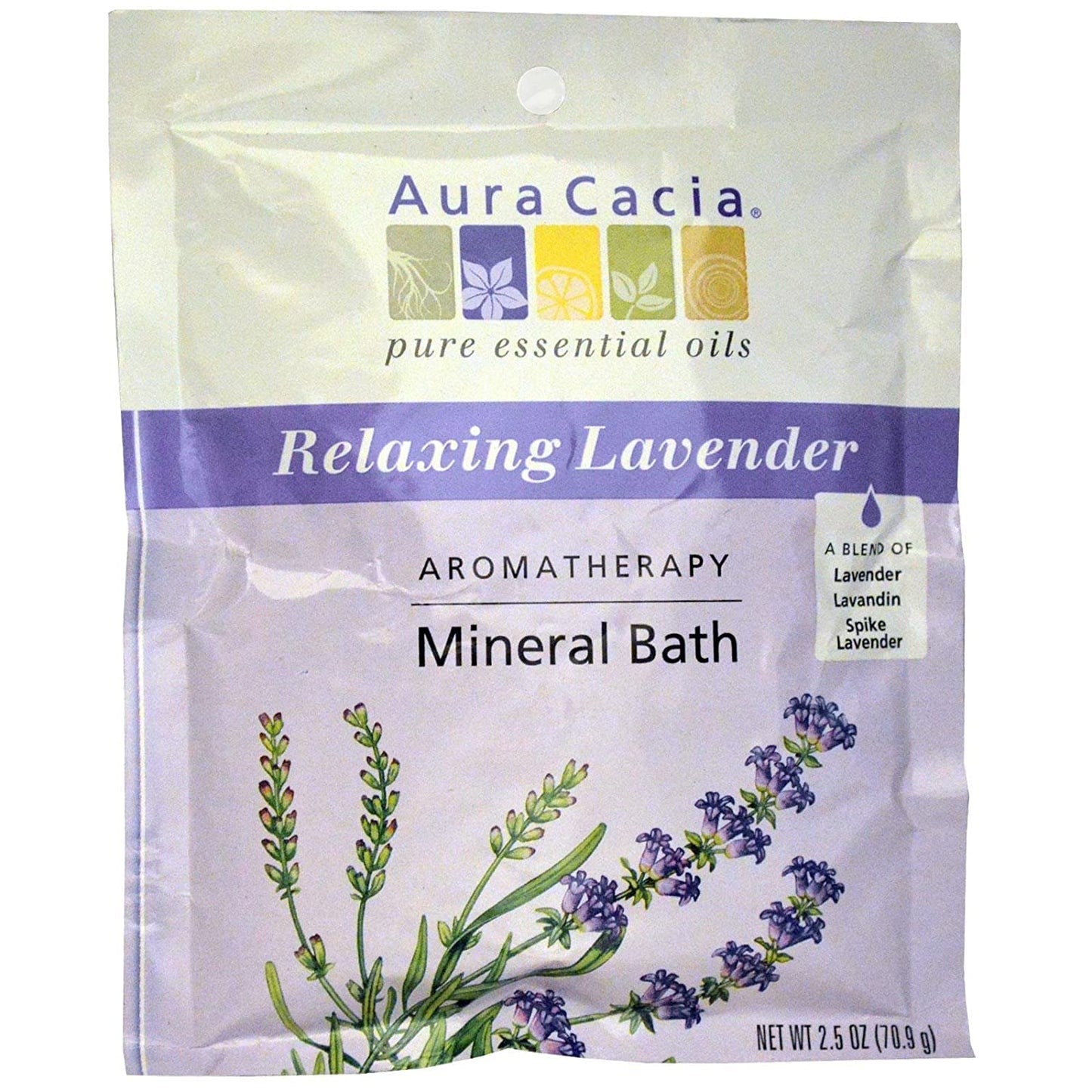 Aura Cacia Bath Mnrl Lavendar Relaxing Beauty and Personal Care Aura Cacia