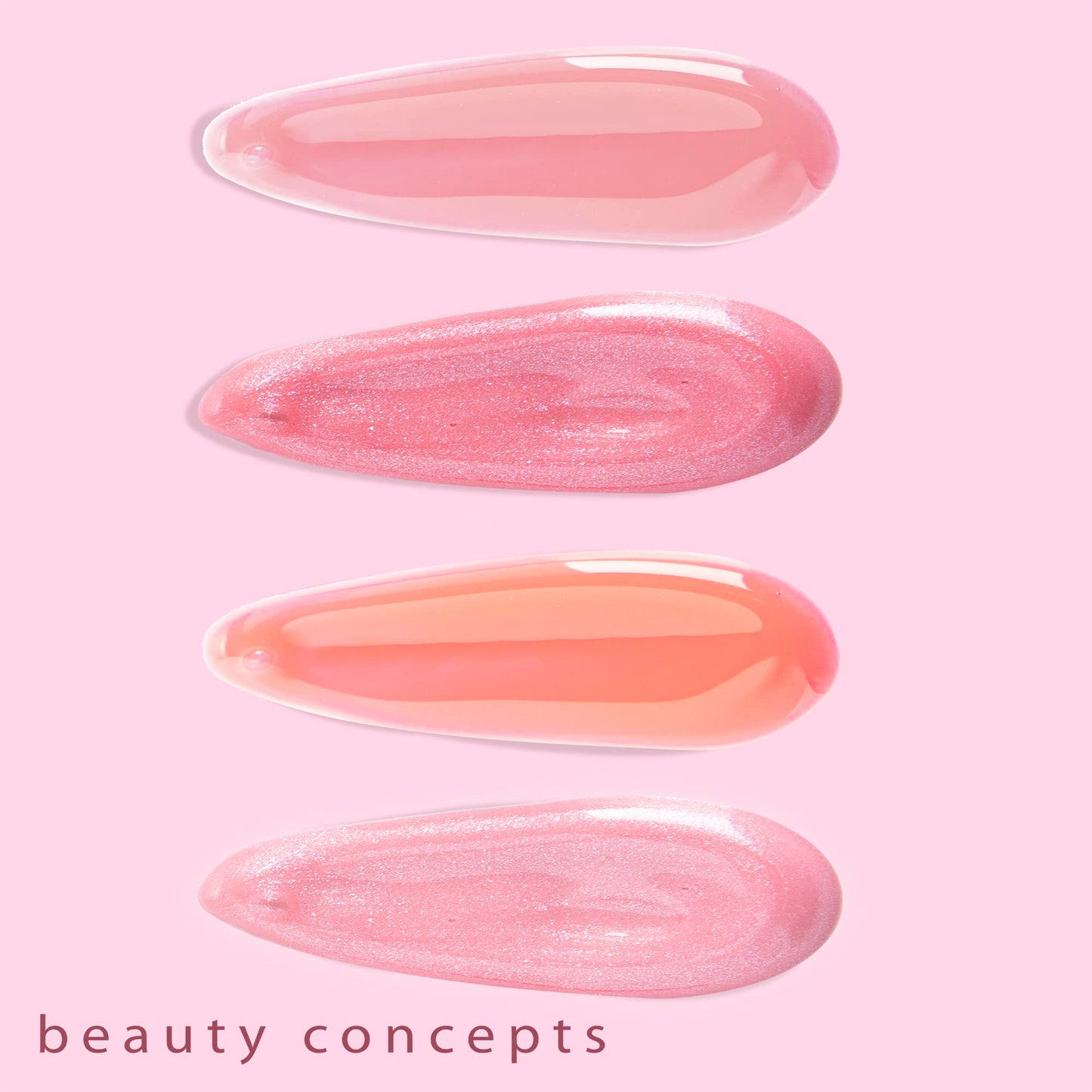 Beauty Concepts Lip Gloss Collection - Shimmering, Glossy Lip Makeup Set for a Radiant Finish, Pink Colors Collection Beauty & Personal Care B.C BEAUTY CONCEPTS
