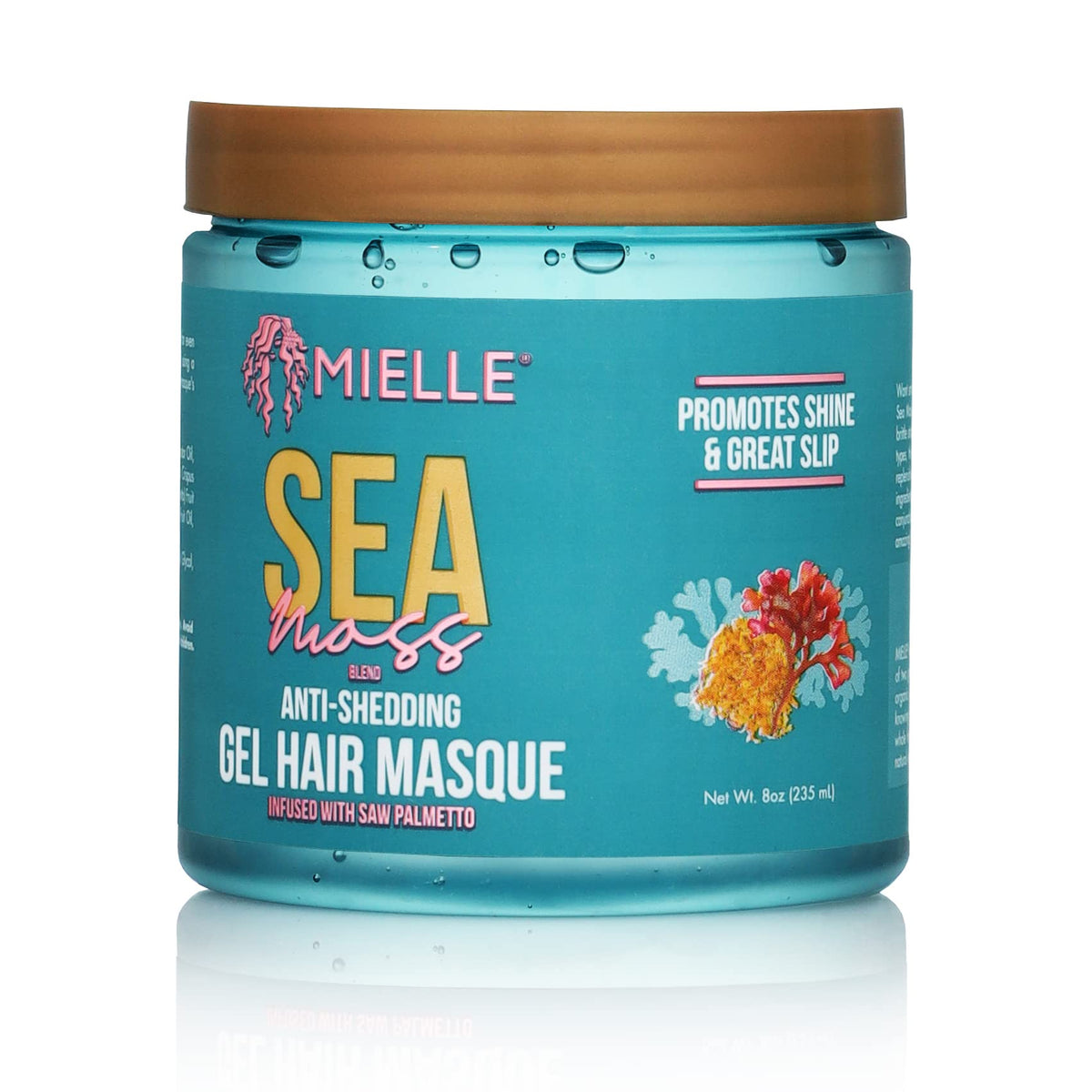 Mielle Organics Sea Moss Anti-Shedding Curl Gel Hair Masque Beauty & Personal Care Mielle Organics