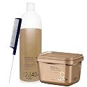 Blonde Me Lightener 9+ Bleach 450g with Blonde Me 12% / 40 Volume Developer 1L and Pin Tail Comb - Professional Hair Bleach Kit for Maximum Lift Beauty & Personal Care M Hair Designs