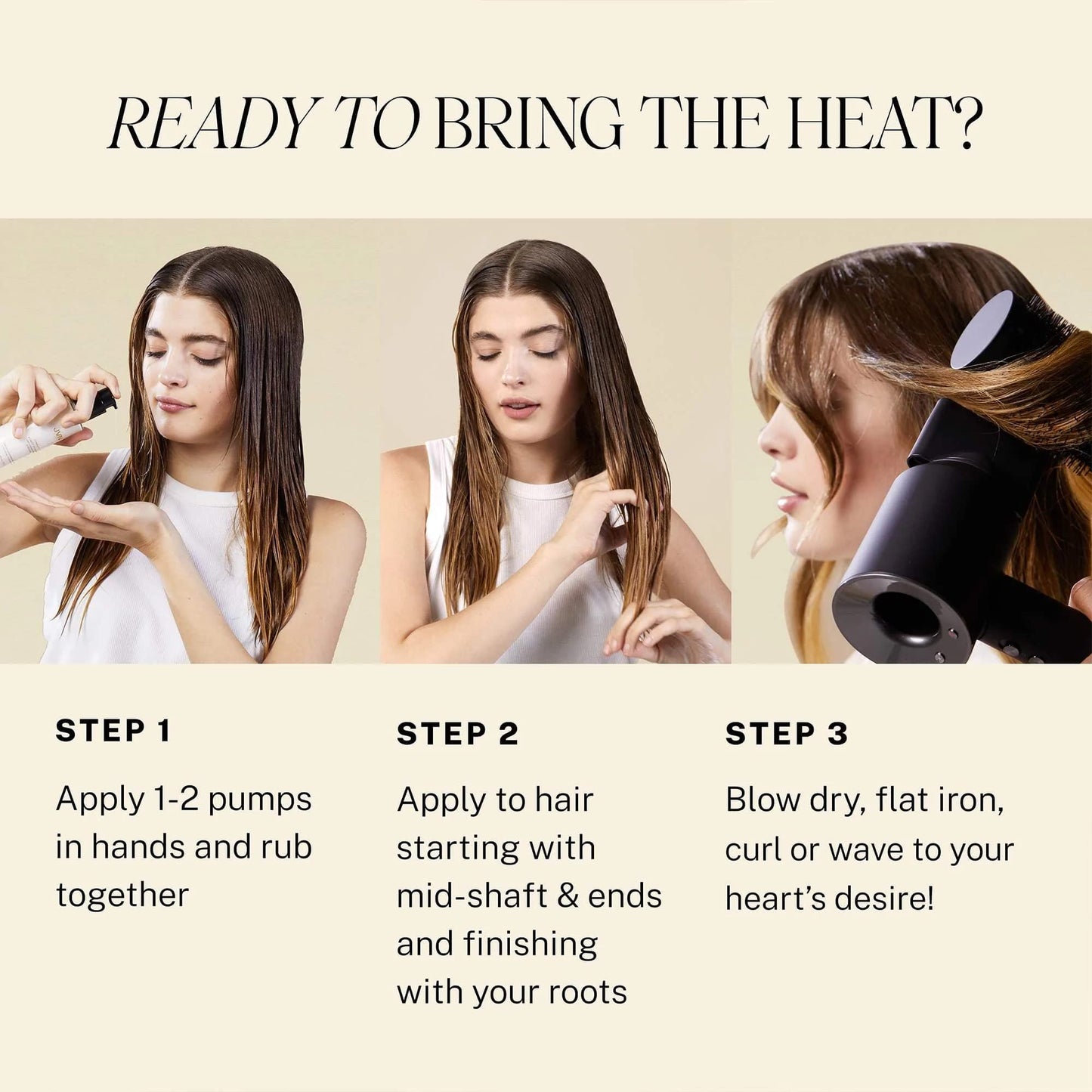 JVN Complete Blowout Styling Milk, 3 Fl Oz, Frizz Fighting, Heat Activated Style Extending Hair Cream and Heat Protectant, Hair Care for Women Beauty & Personal Care JVN