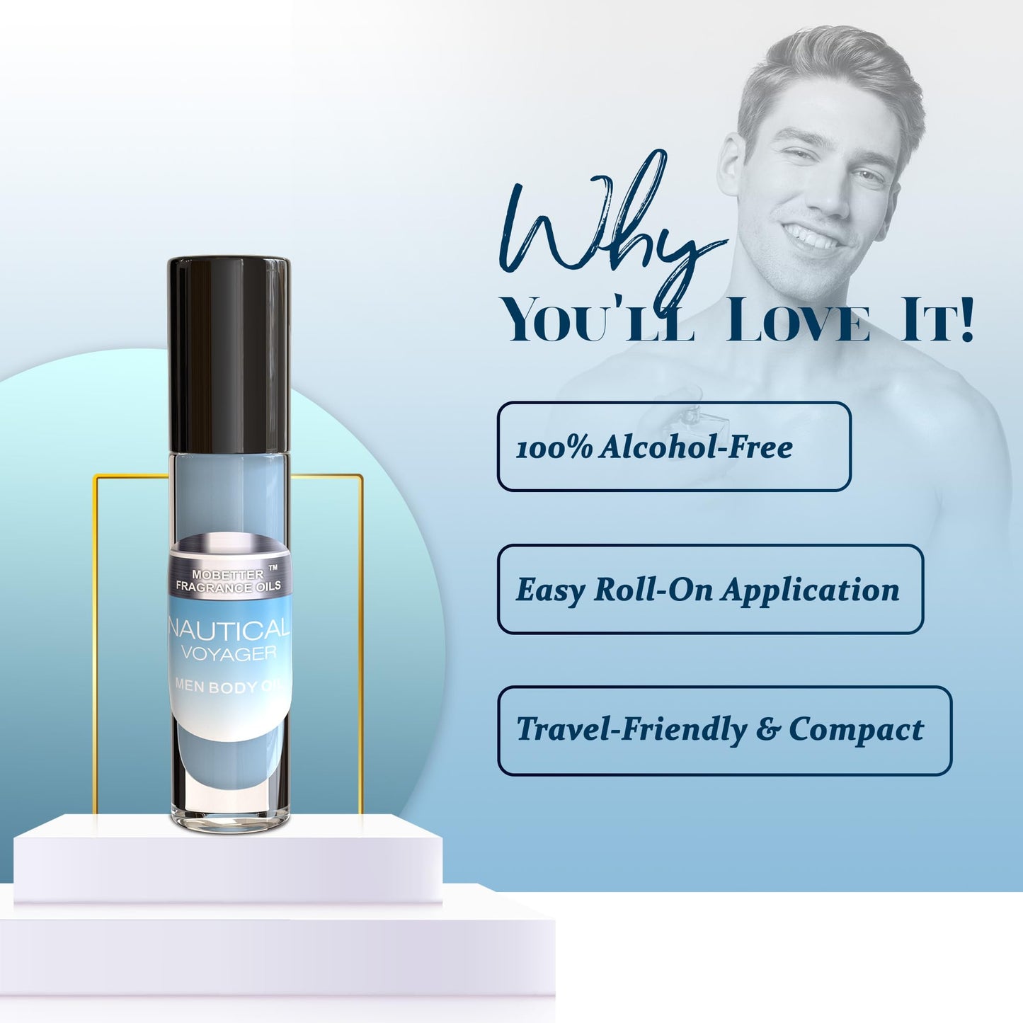 MOBETTER FRAGRANCE OILS Nautical Voyager Men Cologne Body Oil Beauty & Personal Care MOBETTER FRAGRANCE OILS