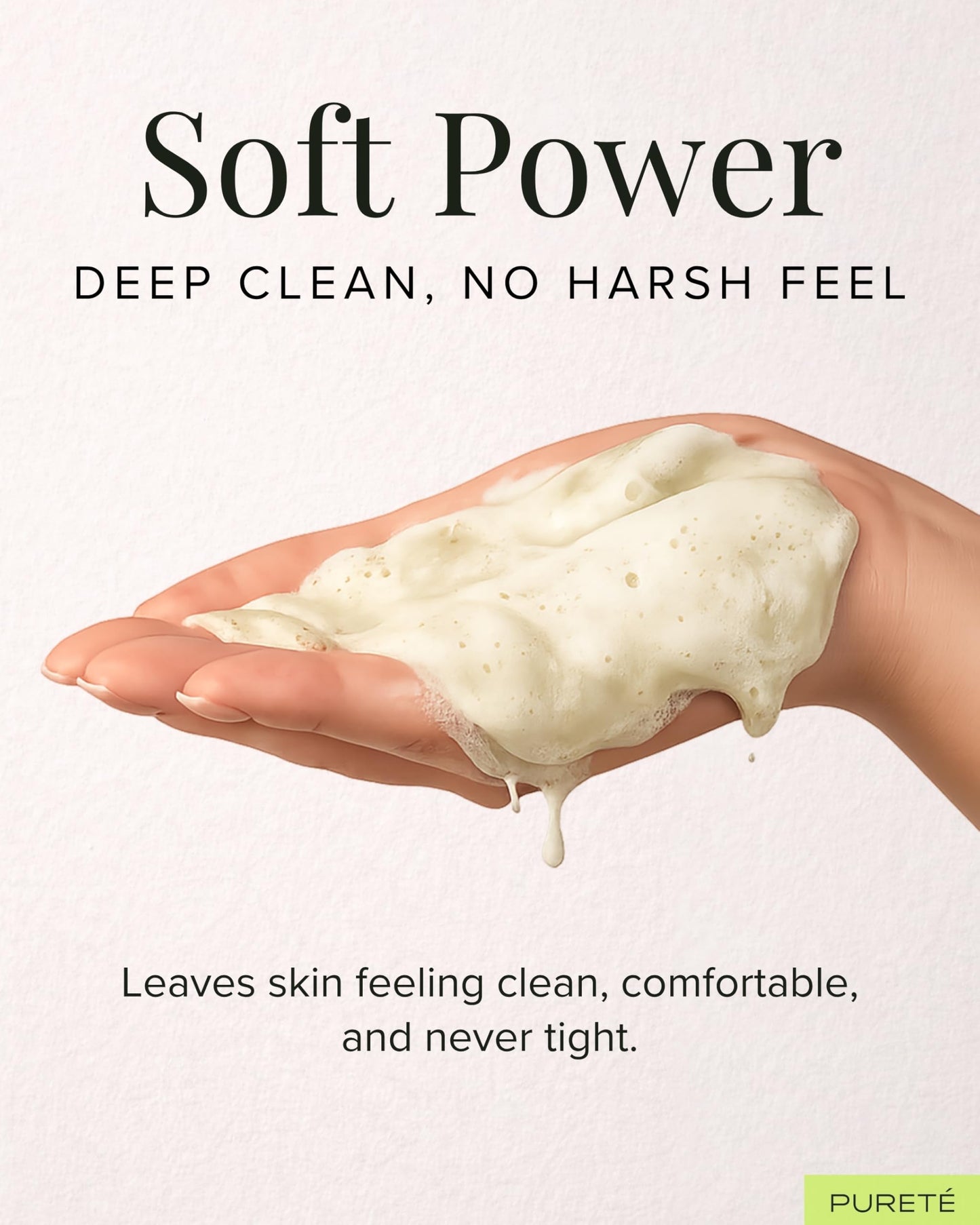 Pureté Greenwash Enzyme Cleansing Powder for Face | Ceremonial Matcha Powder-to-Foam Cleanser | Water-Activated Gentle Exfoliating Face Wash | Made in Beauty & Personal Care Pureté