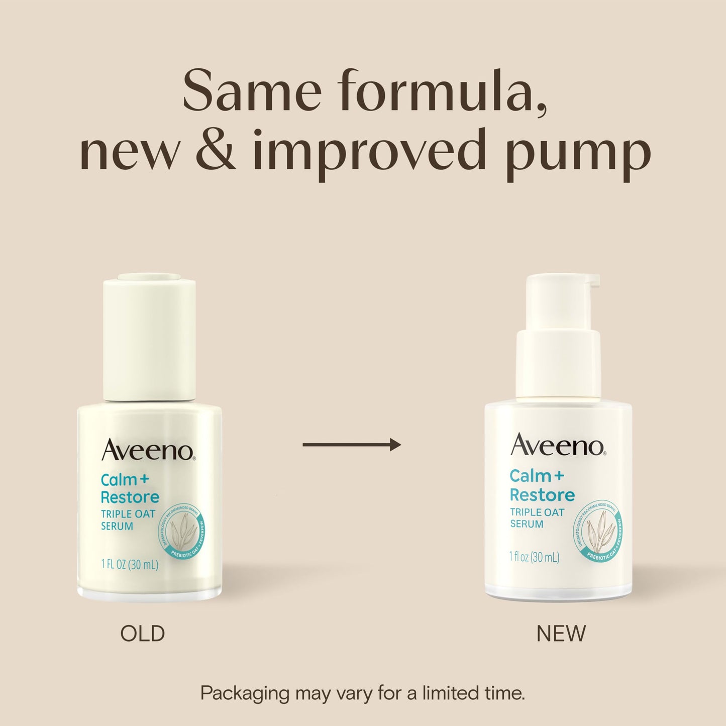 Aveeno Calm + Restore Triple Oat Hydrating Face Serum for Sensitive Skin, Gentle Lightweight Hydrating Serum for Face Instantly Smooths Skin Beauty & Personal Care Aveeno
