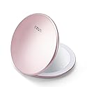 Fancii Taylor LED Lighted Travel Makeup Mirror, Rechargeable with 10x/1x Magnifying & 3 Light Settings - Compact, Portable, Large 5” Wide Hand Mirror Beauty & Personal Care Fancii