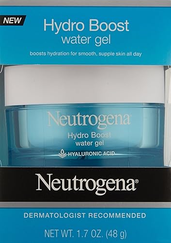 Neutrogena Hydro Boost Hyaluronic Acid Hydrating Water Face Gel Moisturizer for Dry Skin, 2 Pack (1.7 fl. Oz) Beauty & Personal Care Neutrogena
