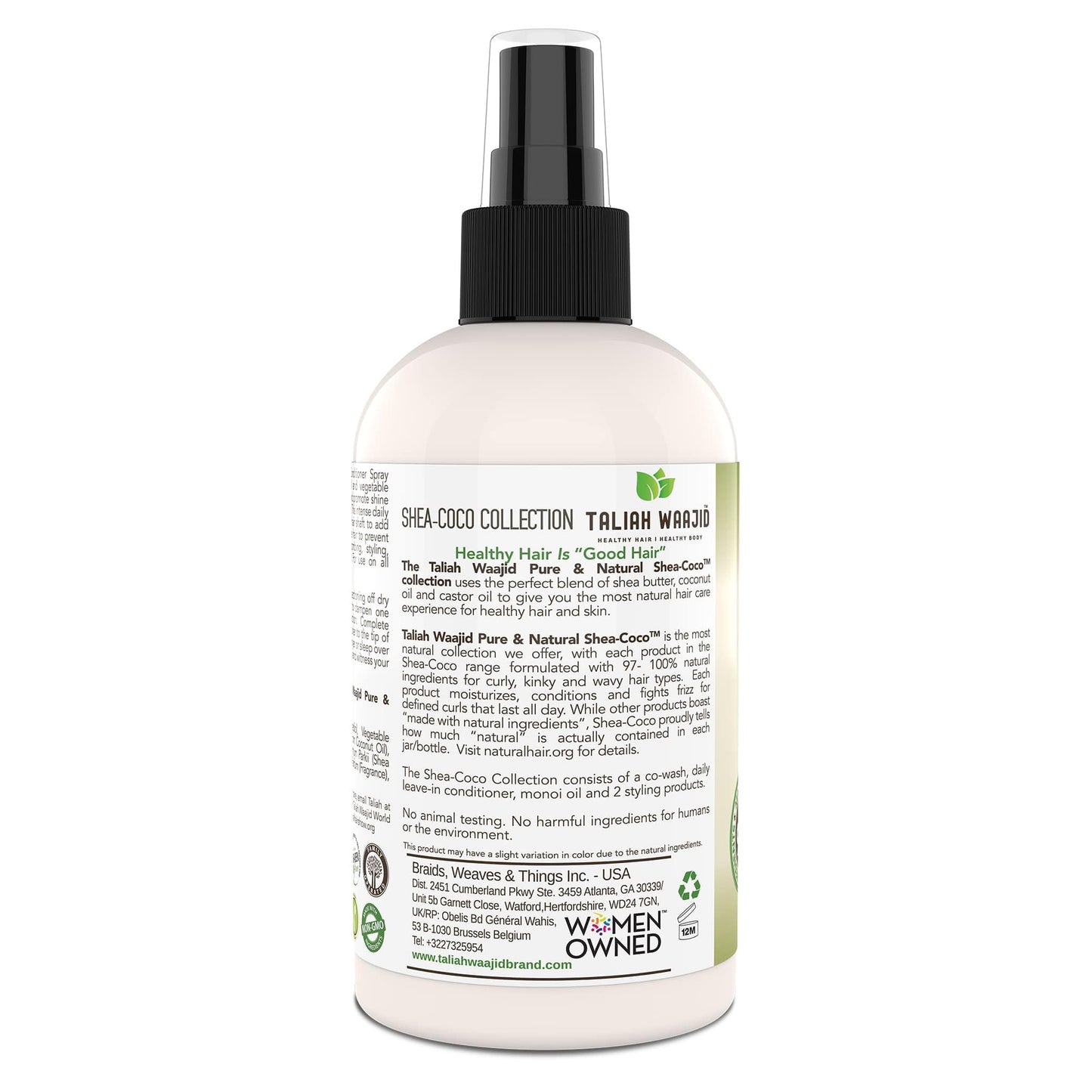 Taliah Waajid Shea-Coco Daily Leave-In Conditioner - 8oz - Moisturizing Detangler for Natural Curly, Kinky & Wavy Hair - Lightweight Hydration Beauty & Personal Care Taliah Waajid black earth products
