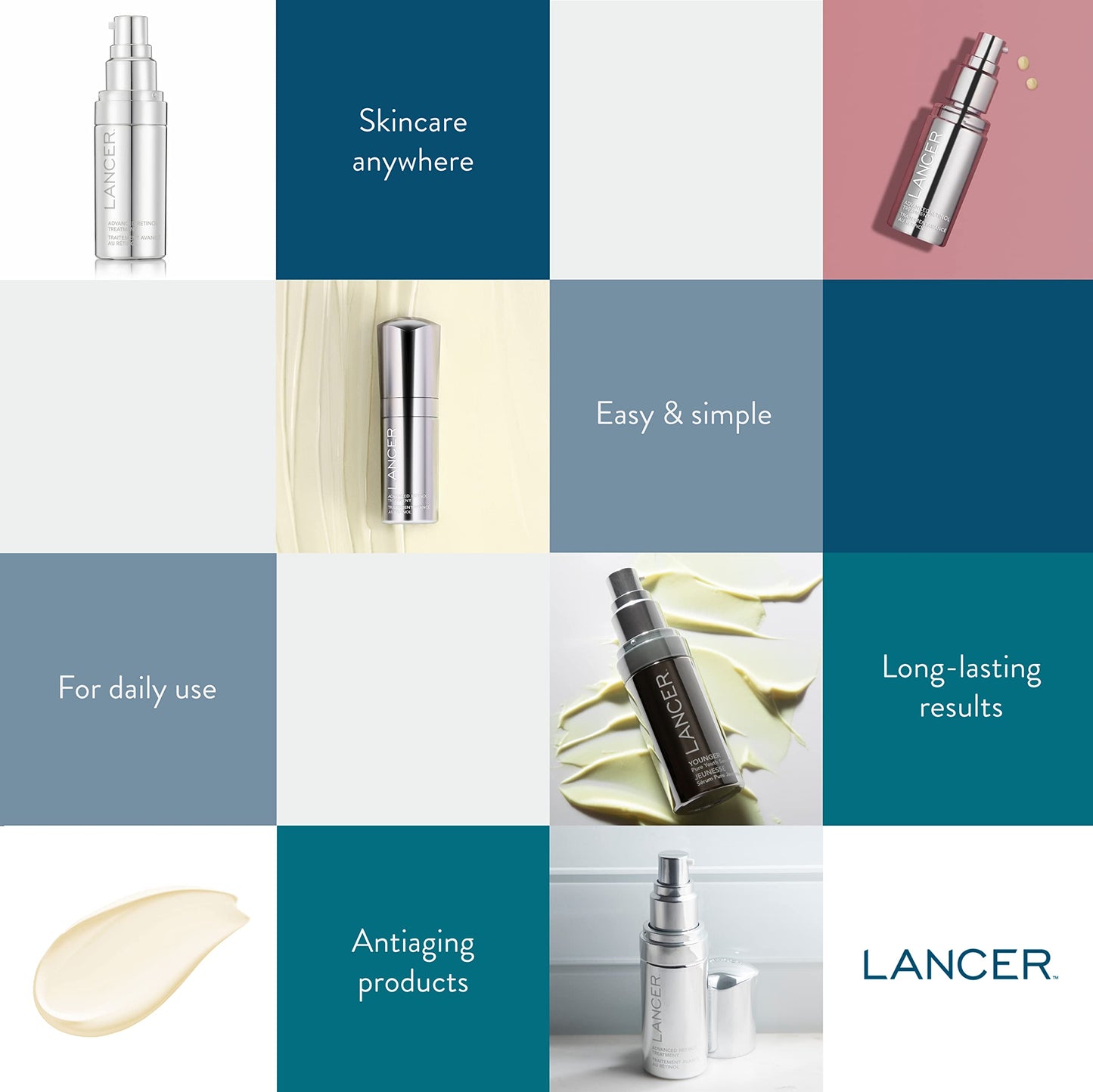 Lancer Skincare | Advanced Retinol Treatment | Anti Aging Face Serum with 1.25% Retinol and Bakuchiol | Firming Skin Renewal Serum | Dermatologist Beauty & Personal Care Lancer