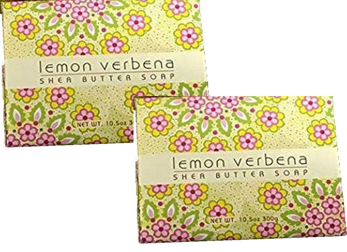 Greenwich Bay Trading Company Set of Two 10.5 oz Shea Butter Soap Bars (Lemon Verbena) Beauty & Personal Care Greenwich Bay Trading Company