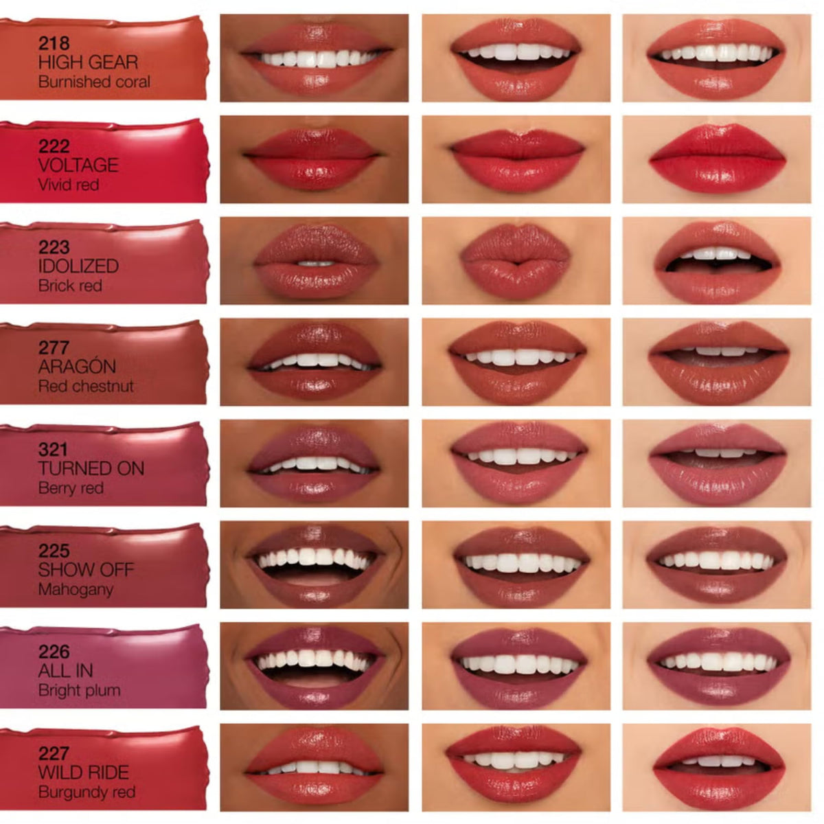 NARS Afterglow Sensual Shine Lipstick - Wild Ride 227 Beauty & Personal Care NARS