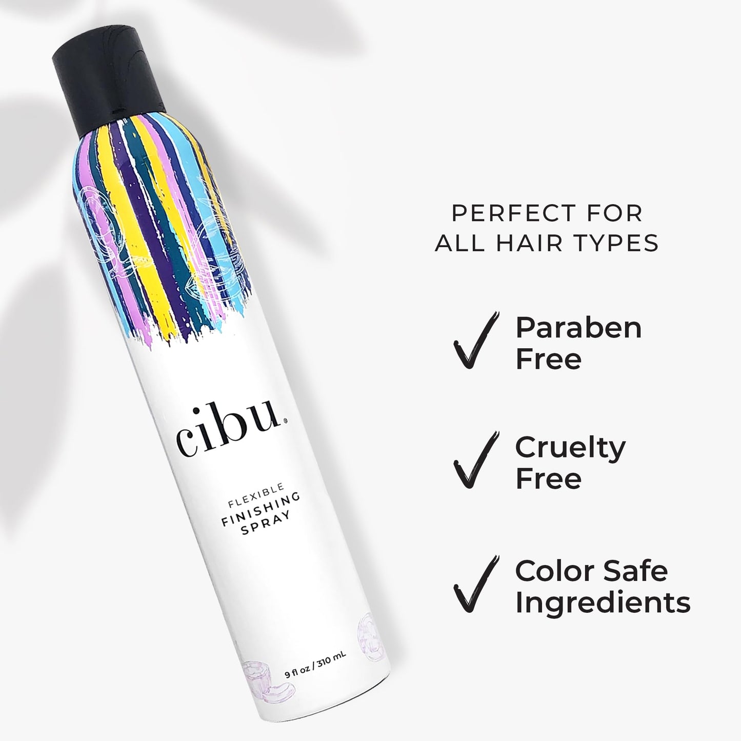 Cibu Flexible Finishing Spray - Humidity-Resistant for Shine and Protection - Long-Lasting Firm Finishing Hold Hair Spray for Heat Styling & Humidity Beauty & Personal Care CIBU