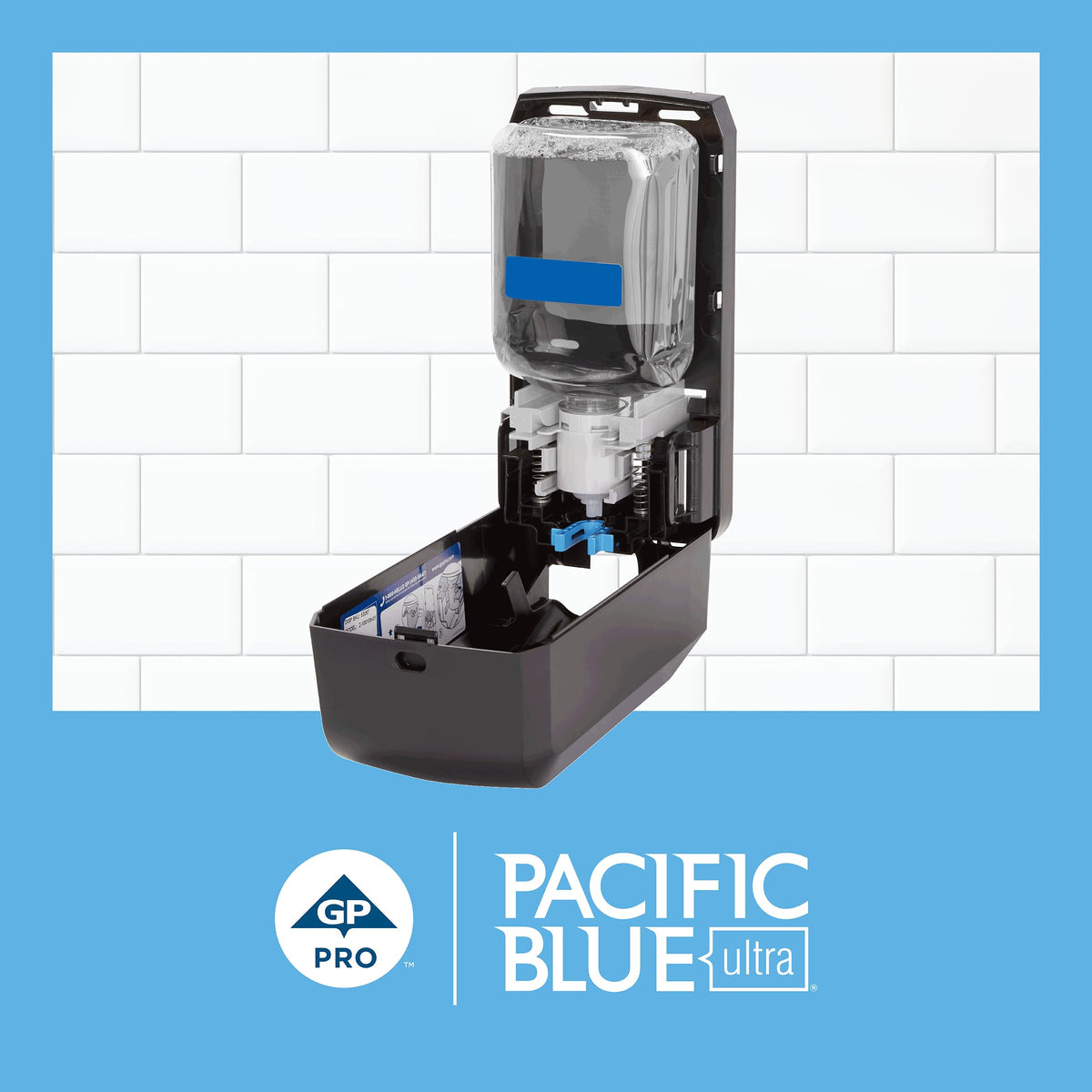 Pacific Blue Ultra Gentle Foam Hand Soap Refill (43716), Compatible Only With Pacific Blue Ultra Automated Touchless Dispenser, Dye and Fragrance