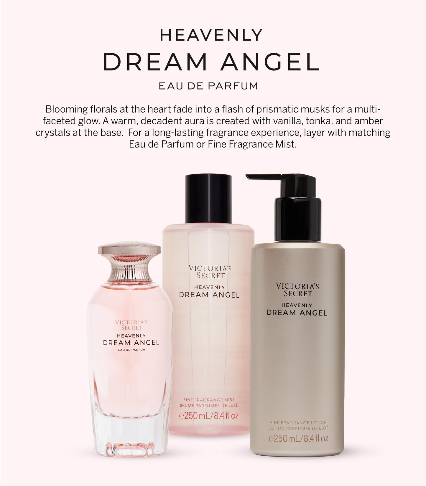 Victoria's Secret Fragrance Lotion, Dream Angel, Woody Gourmand, Skin Nourishing, 12 Ounce Beauty & Personal Care Victoria's Secret