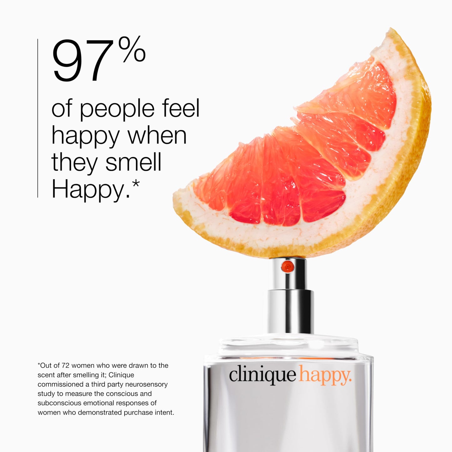 Clinique Happy Eau de Parfum Spray | Notes of Grapefruit, Bergamot, Hawaiian Wedding Flower + Spring Mimosa | Perfumes for Women, 1 Fl Oz Beauty & Personal Care Clinique
