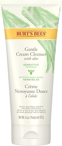 Burt's Bees Gentle Cream Cleanser with Aloe for Sensitive Skin, 98.9% Natural Origin, 6 Ounces Beauty & Personal Care Burt's Bees