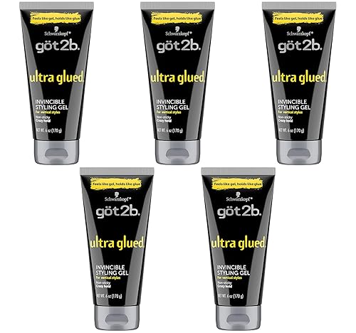 Got2b Ultra Glued Invincible Styling Gel, 6 oz (Pack of 5) Beauty & Personal Care Got2B