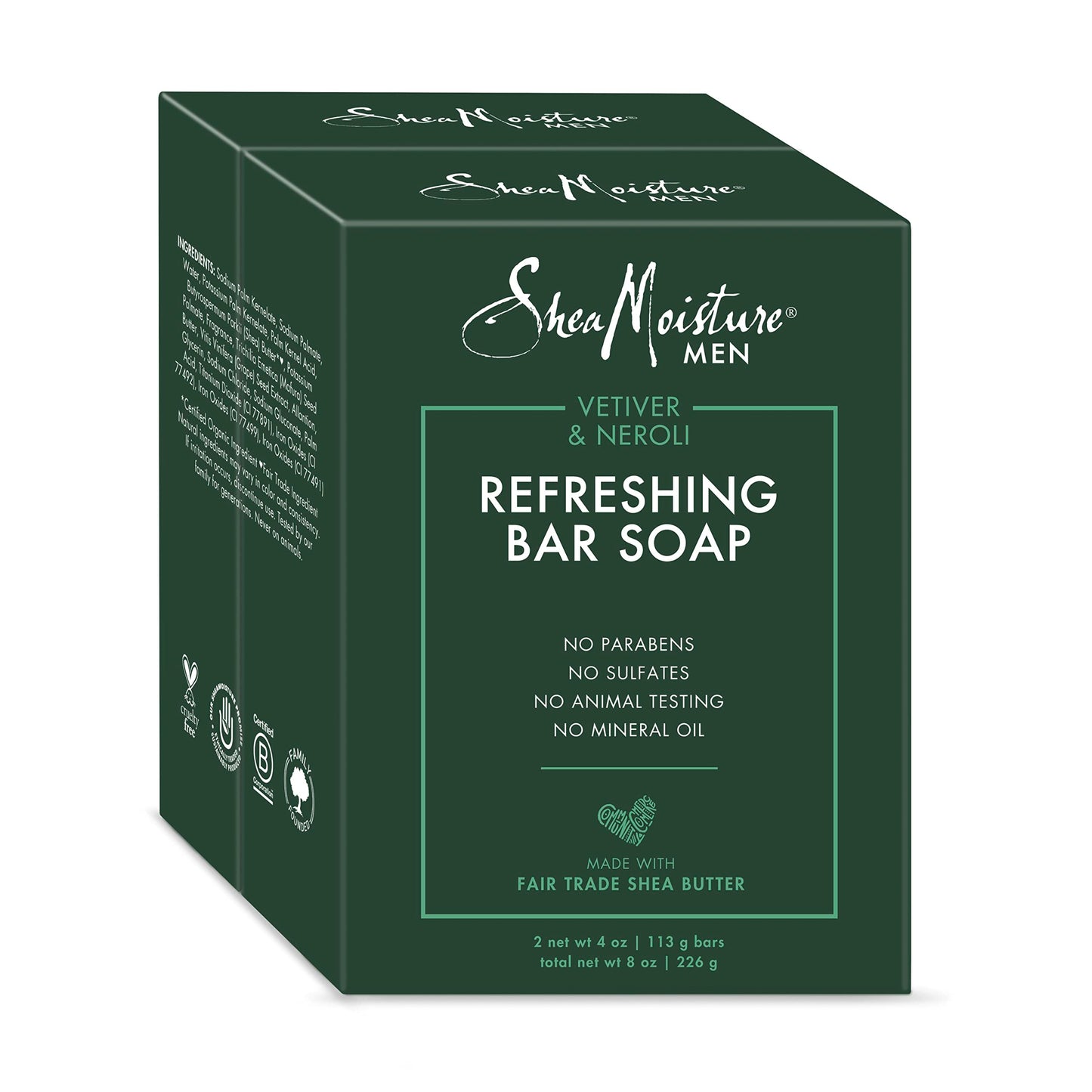 Sheamoisture, Men Bar Soap Vetiver & Neroli, 4 Ounce 2 Pk Beauty & Personal Care Shea Moisture