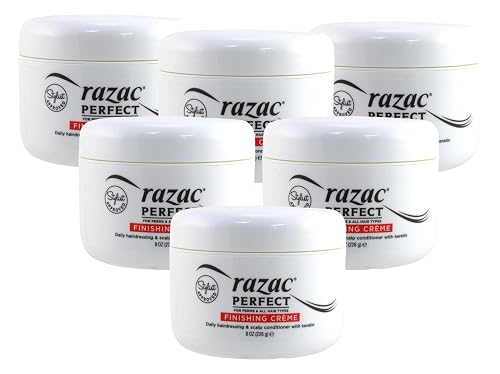 Razac Perfect For Perms Finish Creme 8 Ounce (235ml) (6 Pack) Beauty & Personal Care Razac Perfect For Perms Finishing Creme