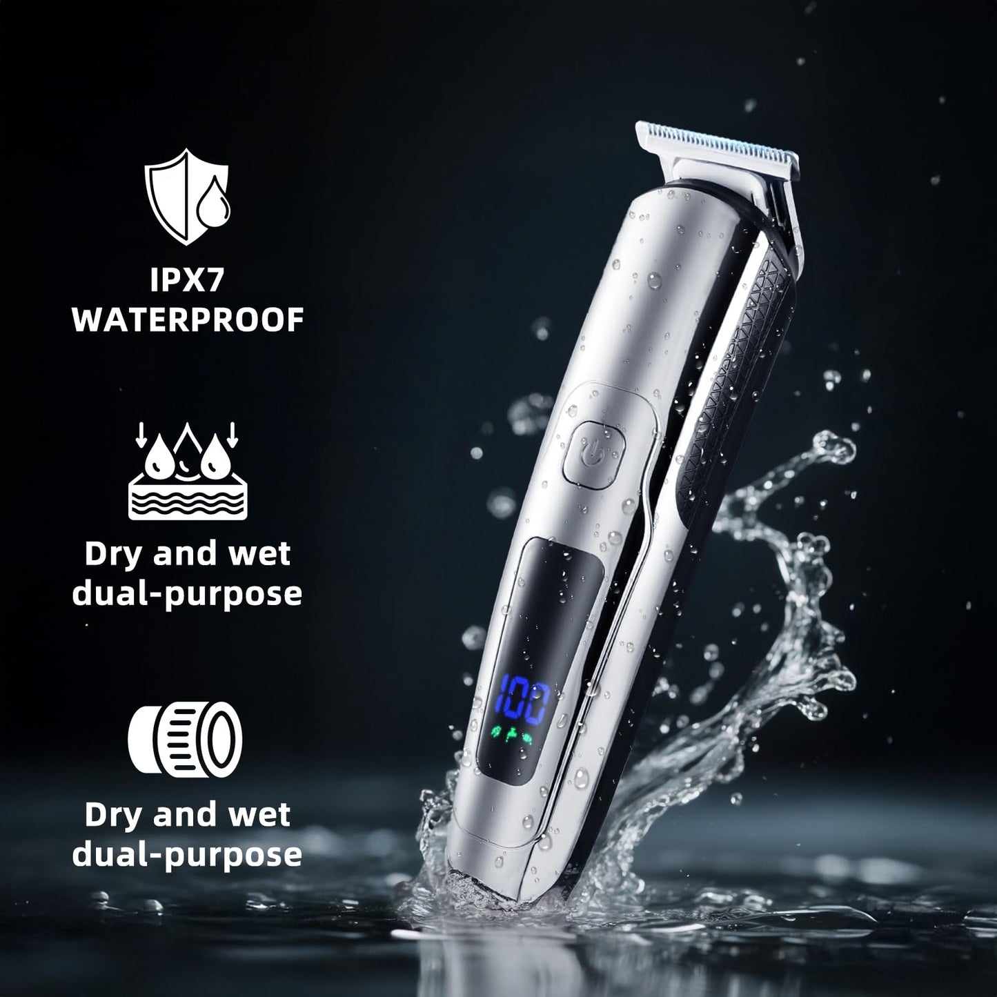 ritarga Beard Trimmer for Men 14-in-1 Cordless Grooming Kit, Waterproof Electric Razor for Men, Hair Trimmer, Nose Hair Trimmer, Cordless Hair Beauty and Personal Care ritarga