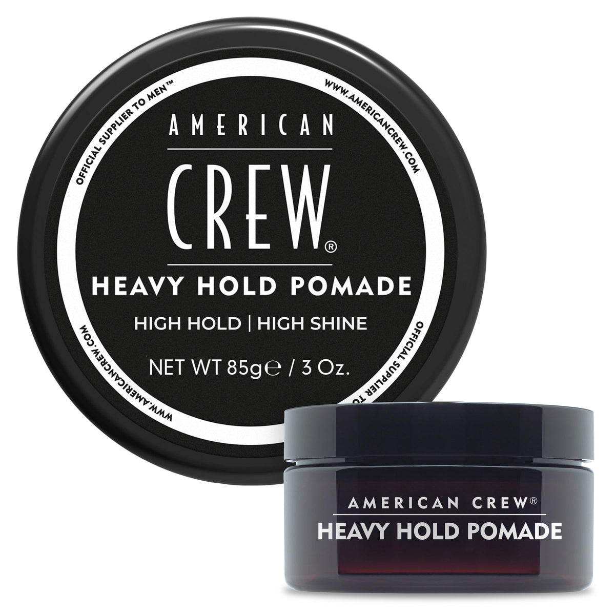 American Crew Men's Hair Pomade, Like Styling Gel with Heavy Hold & High Shine, Stocking Stuffer for Him,3 oz Beauty & Personal Care AMERICAN CREW