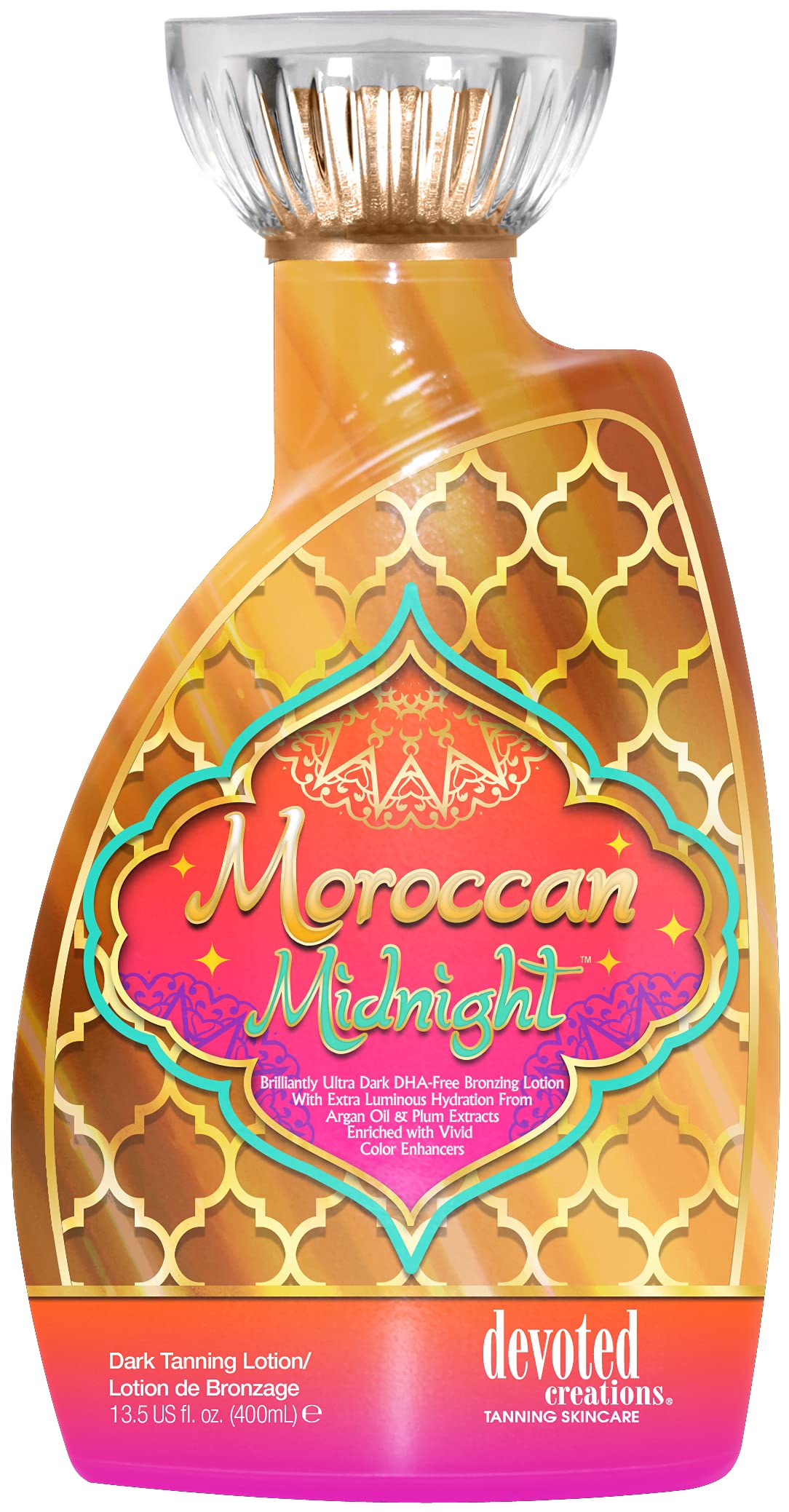 Devoted Creations Moroccan Midnight Ultra Dark Natural Bronzer Tanning Lotion 13.5 oz Beauty & Personal Care Devoted Creations