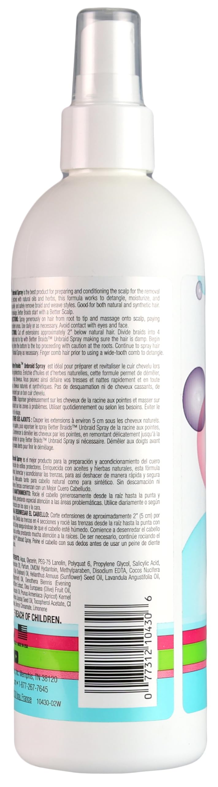 Better Braids Un-Braid Spray (Pack of 2) Beauty & Personal Care Better Braids