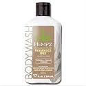 Hempz Body Wash - Fragrance Free - Hydrating for Sensitive Skin, Scented, Exfoliating with Shea Butter, Pure Hemp Seed Oil, and Algae for Sensitive Beauty & Personal Care Hempz