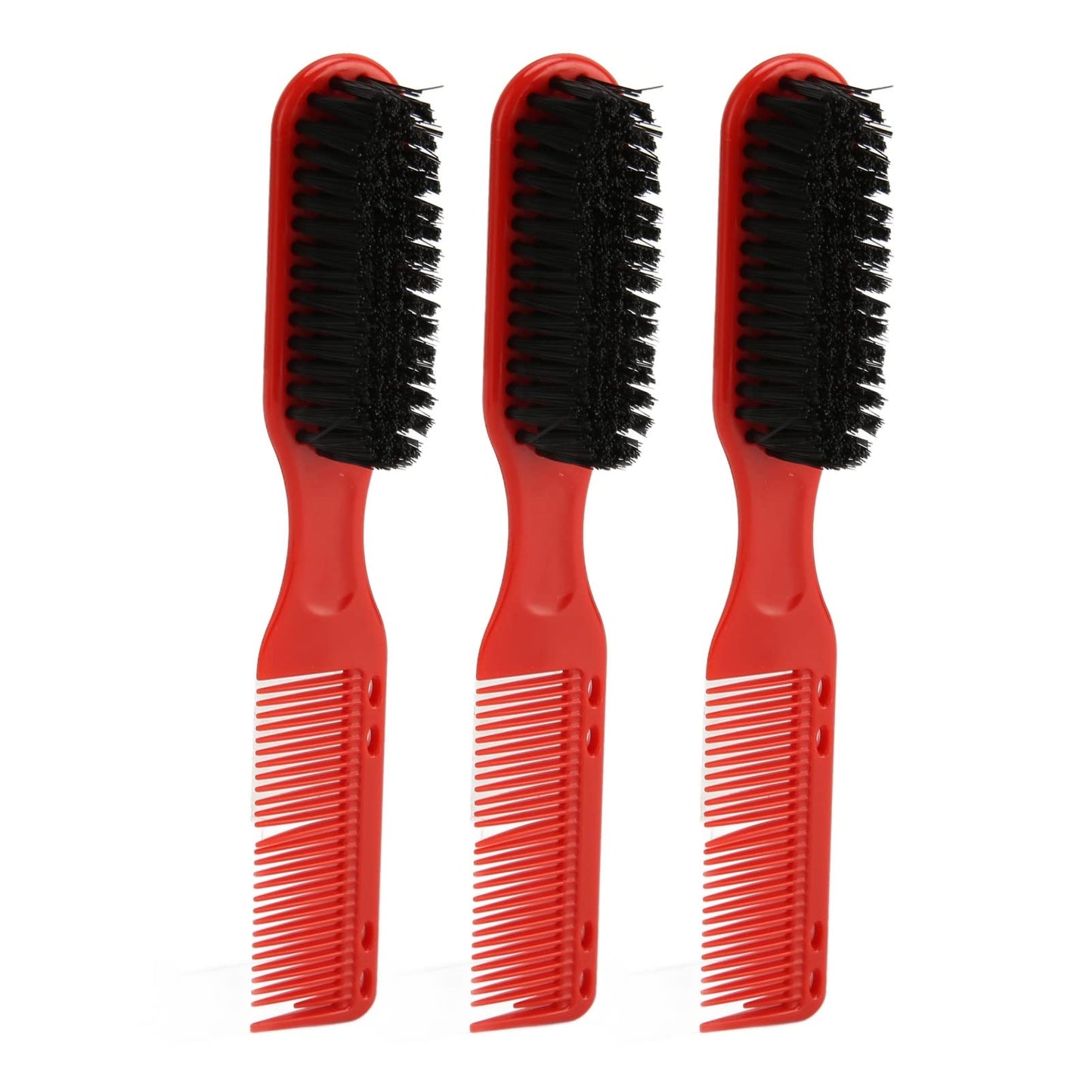 3-Piece Double-Ended Men's Hair & Beard Styling Brush Set - Multifunctional Haircut & Grooming Brushes Beauty and Personal Care Srliya