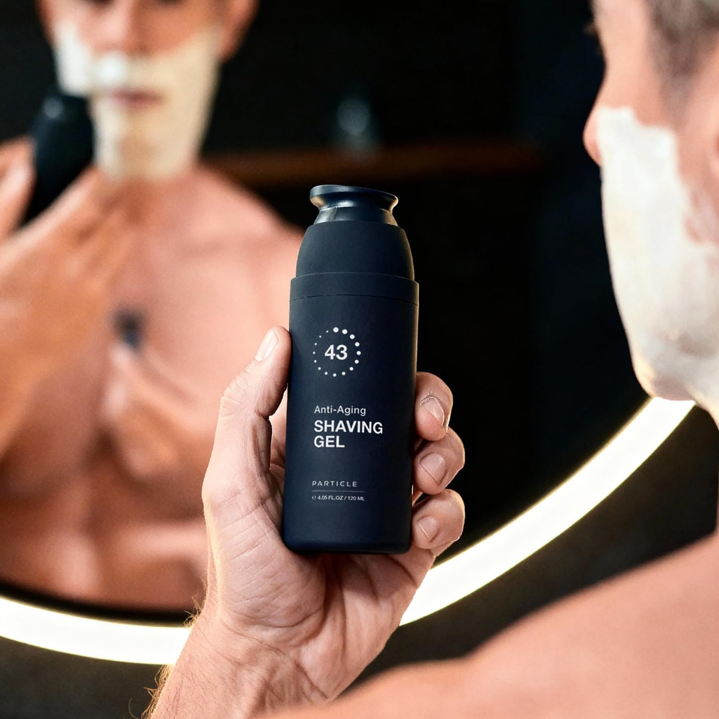 Particle Anti Aging Shaving Gel for Men, Helps Reduce the Appearance of Wrinkles, Firm and Tighten Your Skin with Every Shave in Just 43 Seconds (4.05 Beauty and Personal Care Particle
