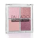 Palladio Eyeshadow Quads Velvety Pigmented Blendable Matte, Metallic & Shimmer Finishes, Creamy Formula, Four Way Quad Eye Shadow Palette, Talc-Free Beauty & Personal Care Palladio