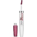 Maybelline Super Stay 24, 2-Step Liquid Lipstick Makeup, Long Lasting Highly Pigmented Color with Moisturizing Balm, Infinite Petal, Pink, 1 Count Beauty & Personal Care MAYBELLINE