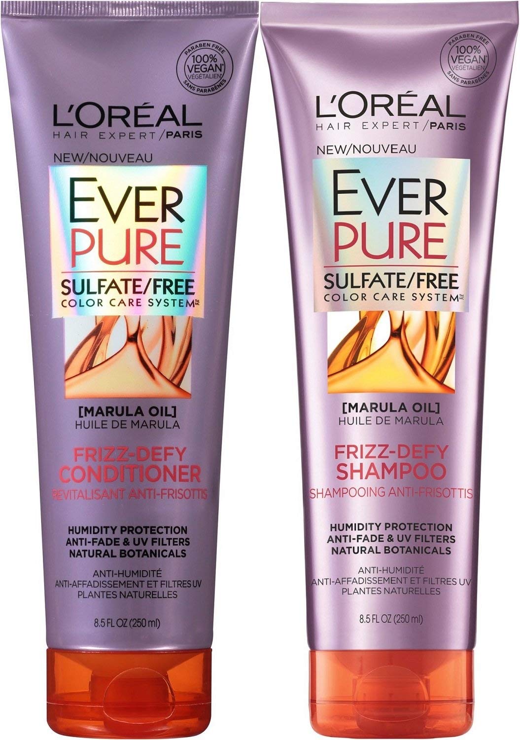 L'Oreal Paris EverPure Frizz-defy Bundle: Shampoo & Conditioner, 8.5 Ounce Each Beauty & Personal Care L'Oreal Paris