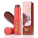 Juvia's Place Blushed Blonzing Stick - Spiced Rum - 2-in-1 Cream Bronzer & Blush Stick for Face - Buildable, Blendable Formula for a Sculpted, Radiant Beauty & Personal Care Juvia's Place