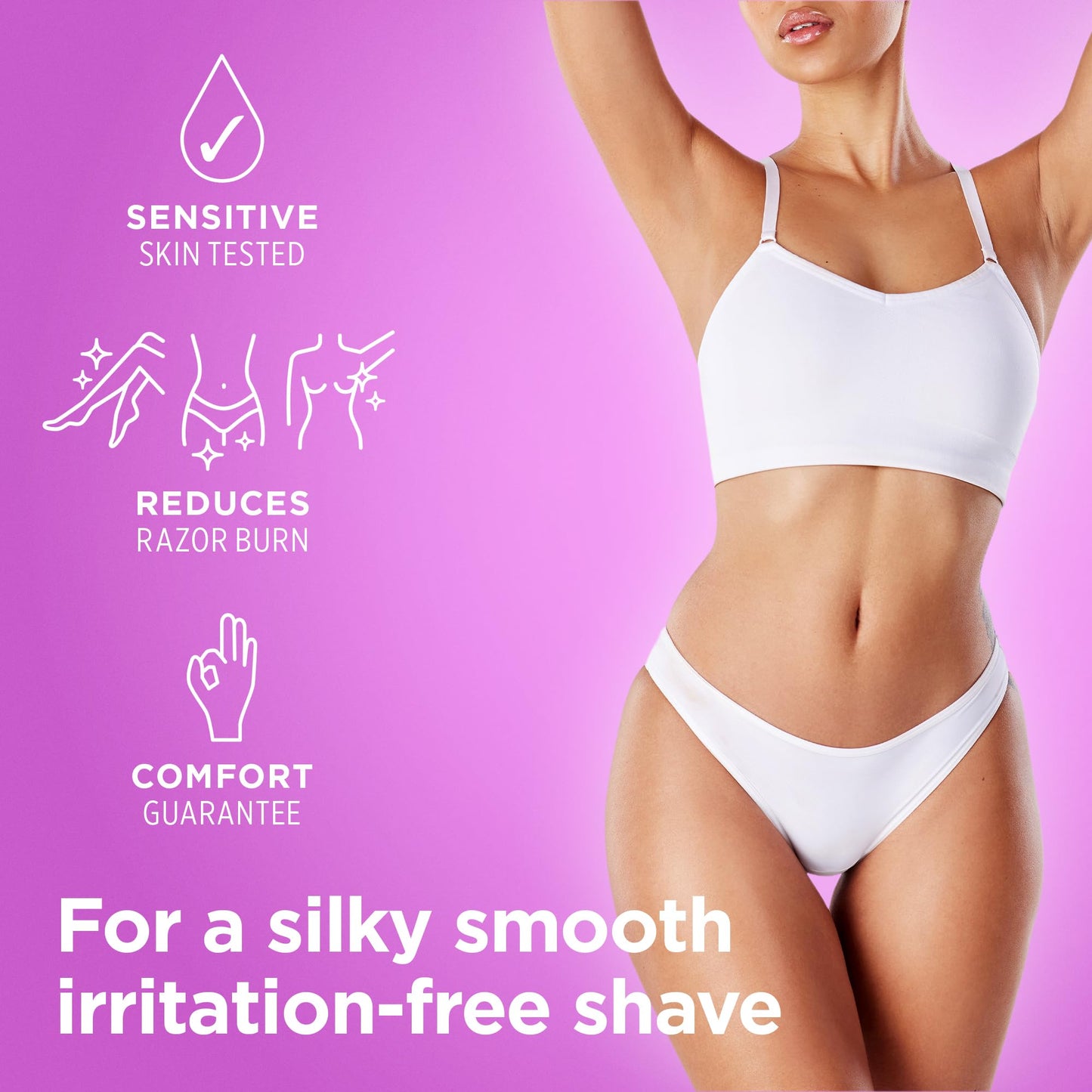 Queen of Ooh la la! Moisturising Women’s Shave Gel for Sensitive Skin, Low Foam Precision Shaving Cream for Legs, Underarms & Bikini, Coconut Beauty and Personal Care QuEeN of