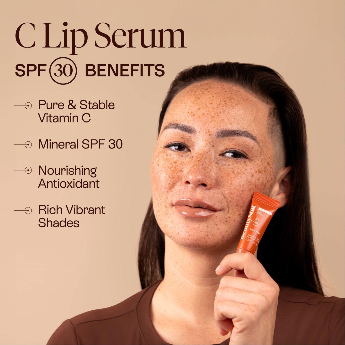 Beautystat Vit C Lip Serum, 0.35 Fl Oz (Butter Beige) Beauty and Personal Care BeautyStat