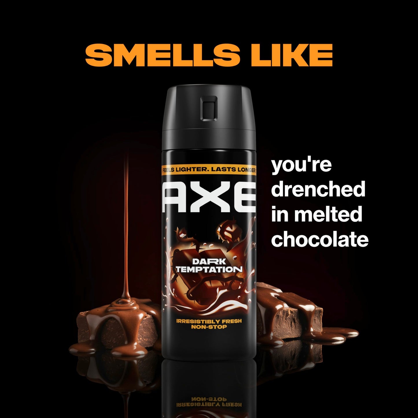 AXE Body Spray 4 Count Dark Temptation 48 Hour All Over Fresh Aluminum Free 2.9 oz Beauty and Personal Care AXE