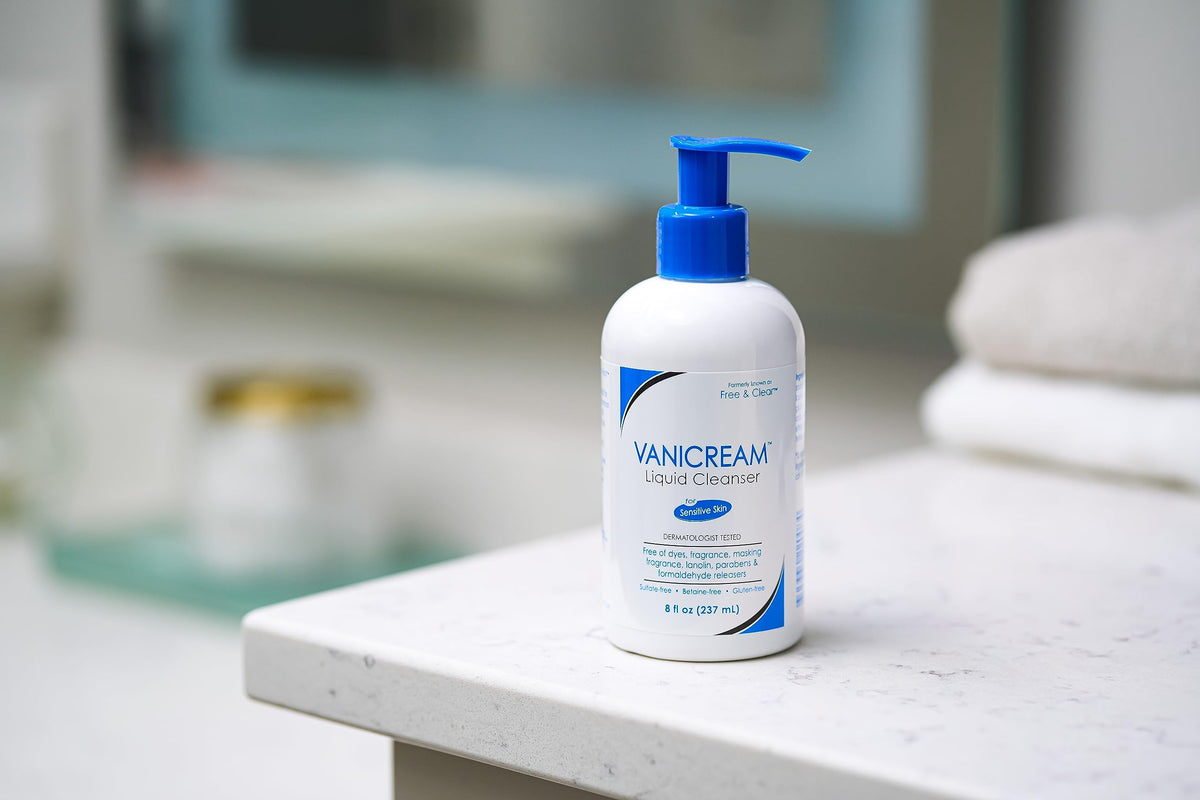 Vanicream Liquid Cleanser - 8 fl oz - Unscented, Gluten-Free Formula for Sensitive Skin Beauty & Personal Care Vanicream