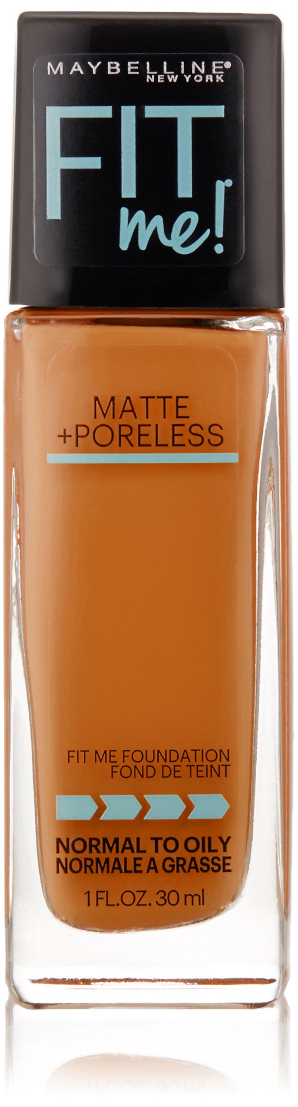 Maybelline New York Fit Me Matte Plus Poreless Foundation Makeup, Coconut, 1 Fluid Ounce